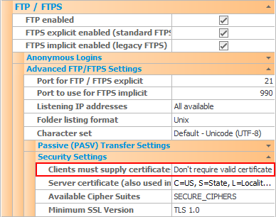 Client Certificate