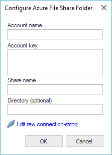 Add Azure Share Folder