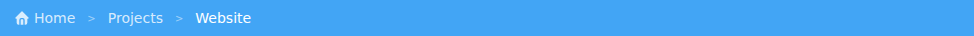 The breadcrumb showing the path from Home to the current folder