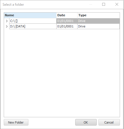 Add Root Windows Folder
